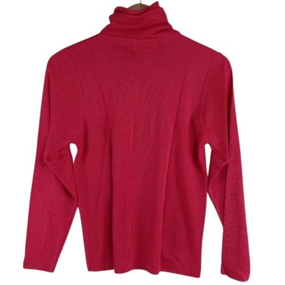 Women's Red turtleneck